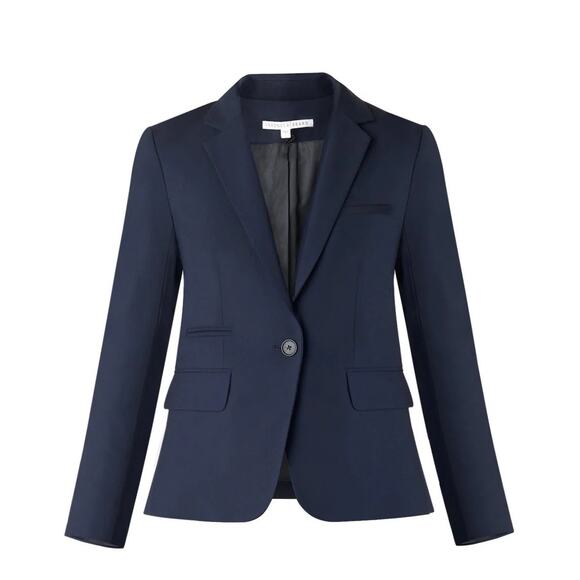 Woman’s Veronica Beard Classic Dickey Jacket Navy Size 4 - Picture 3 of 12